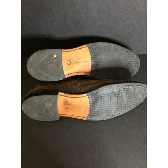 Allen Edmonds Mcallister Mens Wingtip Oxford Dress Shoes Lace Up Leather 9 Brown - Picture 7 of 10